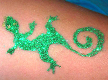 Lizzard Glitter Tattoo