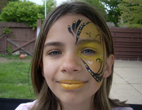 Sunset Island Face Painting