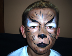 Warewolf Face Painting