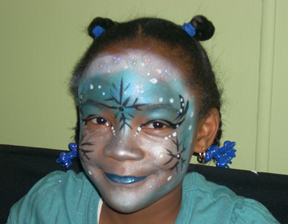 Snow Queen Face Painting